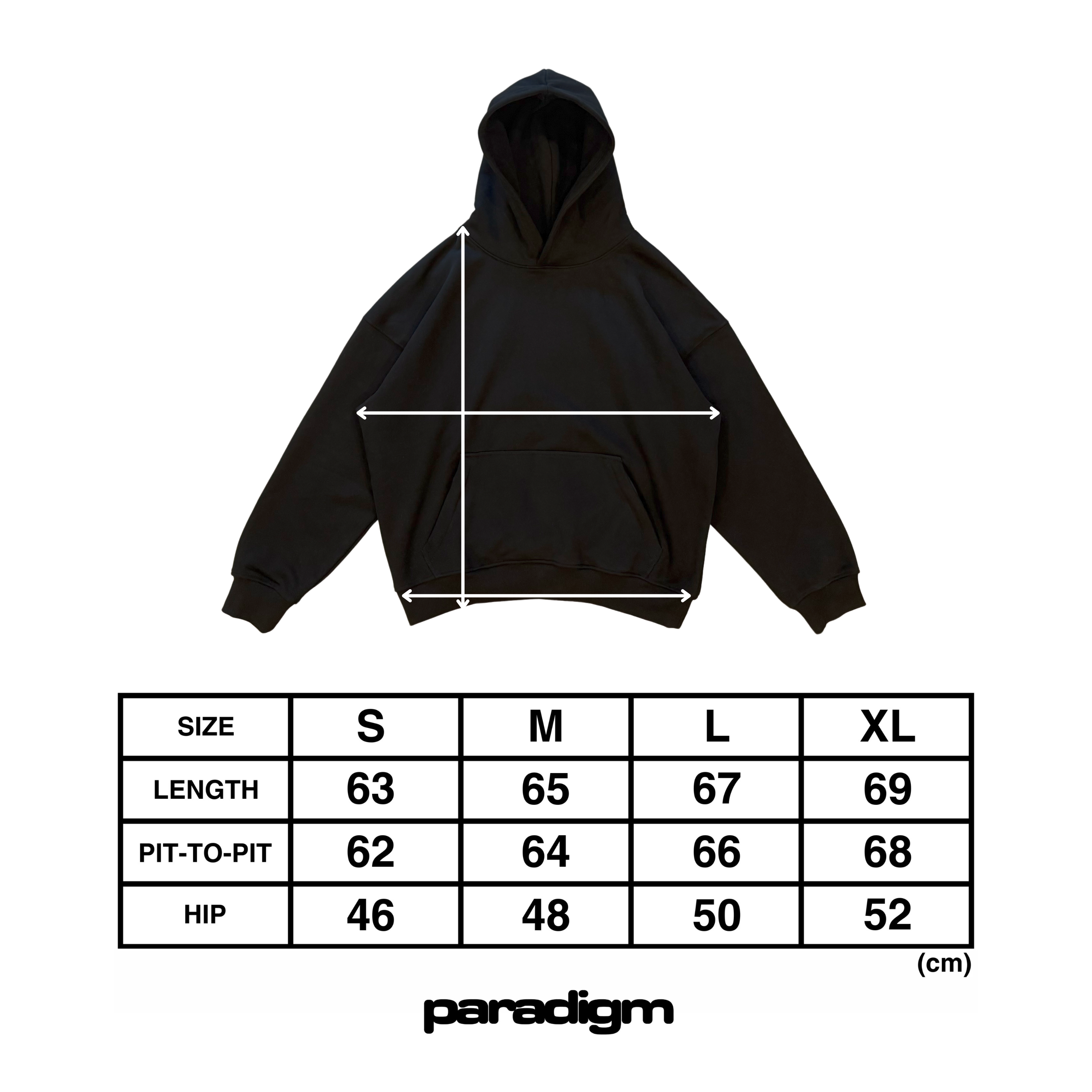Paradigm Black Hoodie