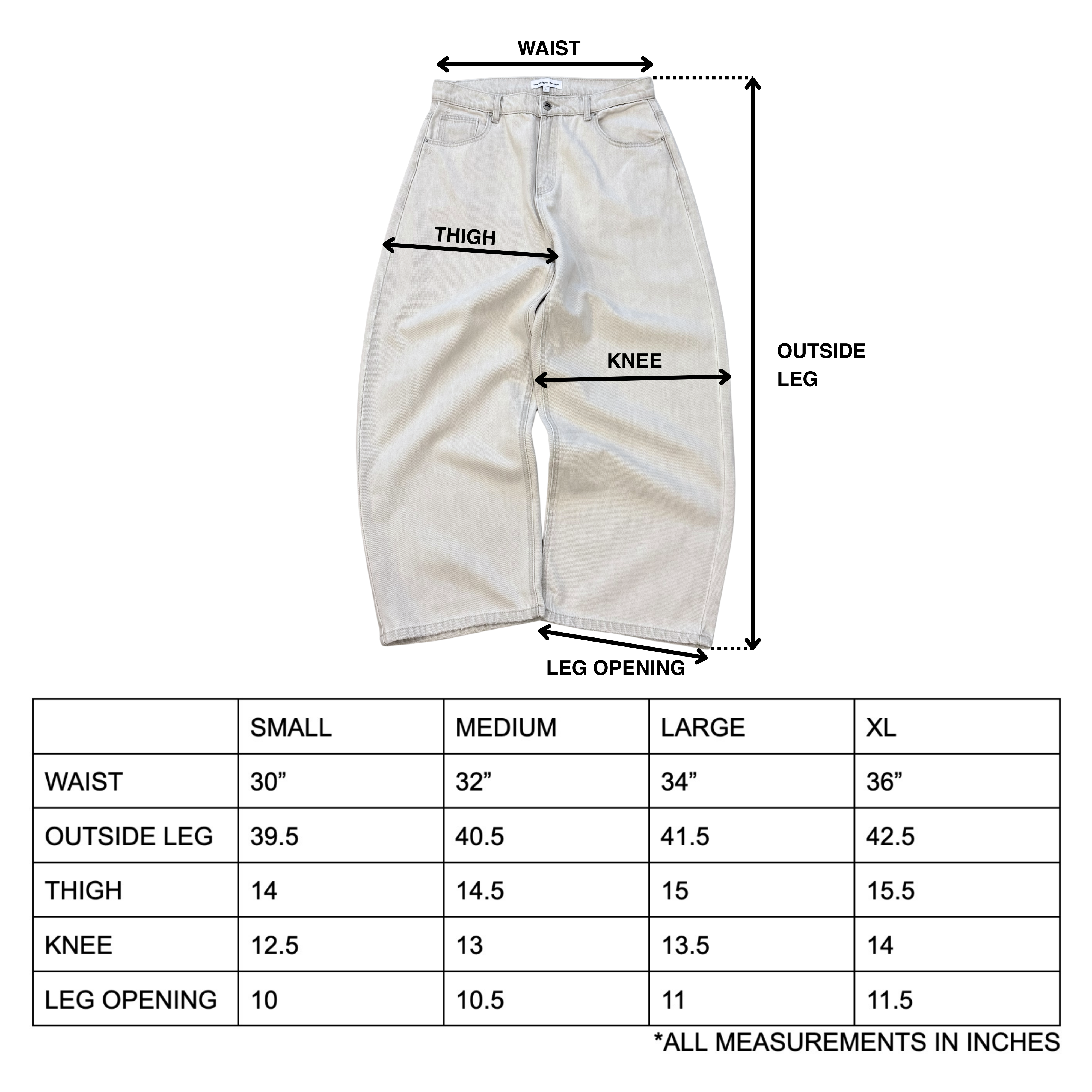 Denim Jeans - Grey