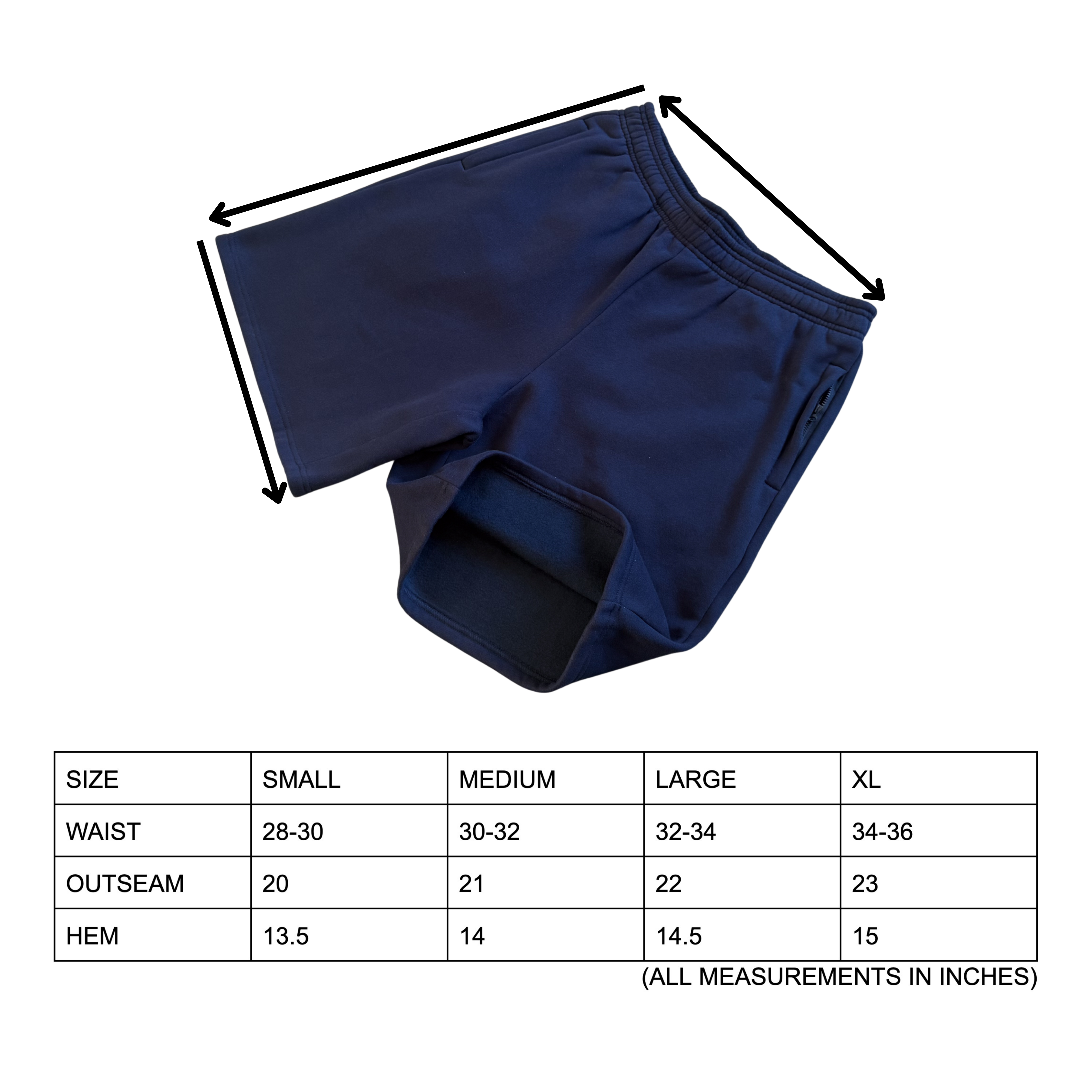 Sweatshorts - Navy