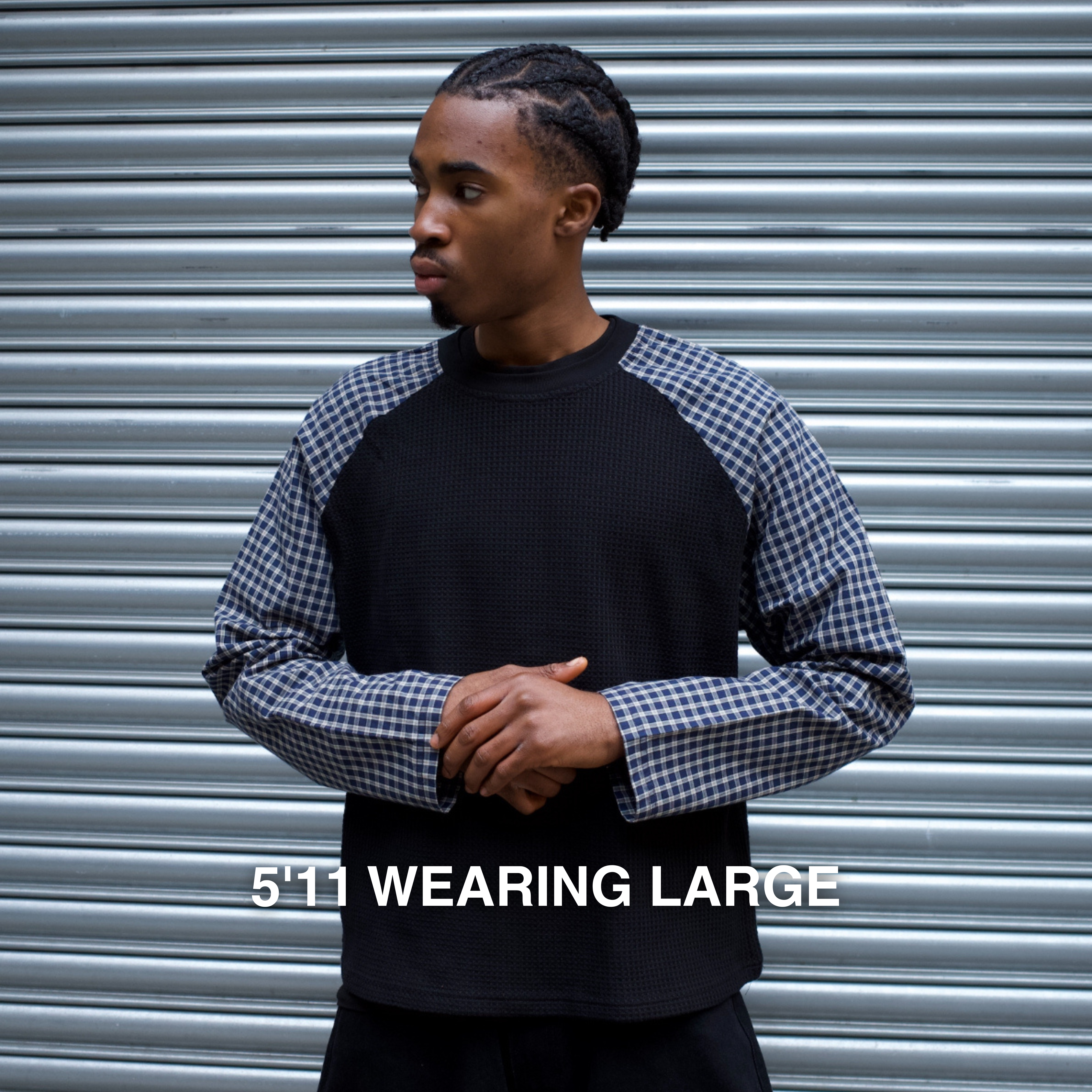 Plaid Long Sleeve T-Shirt