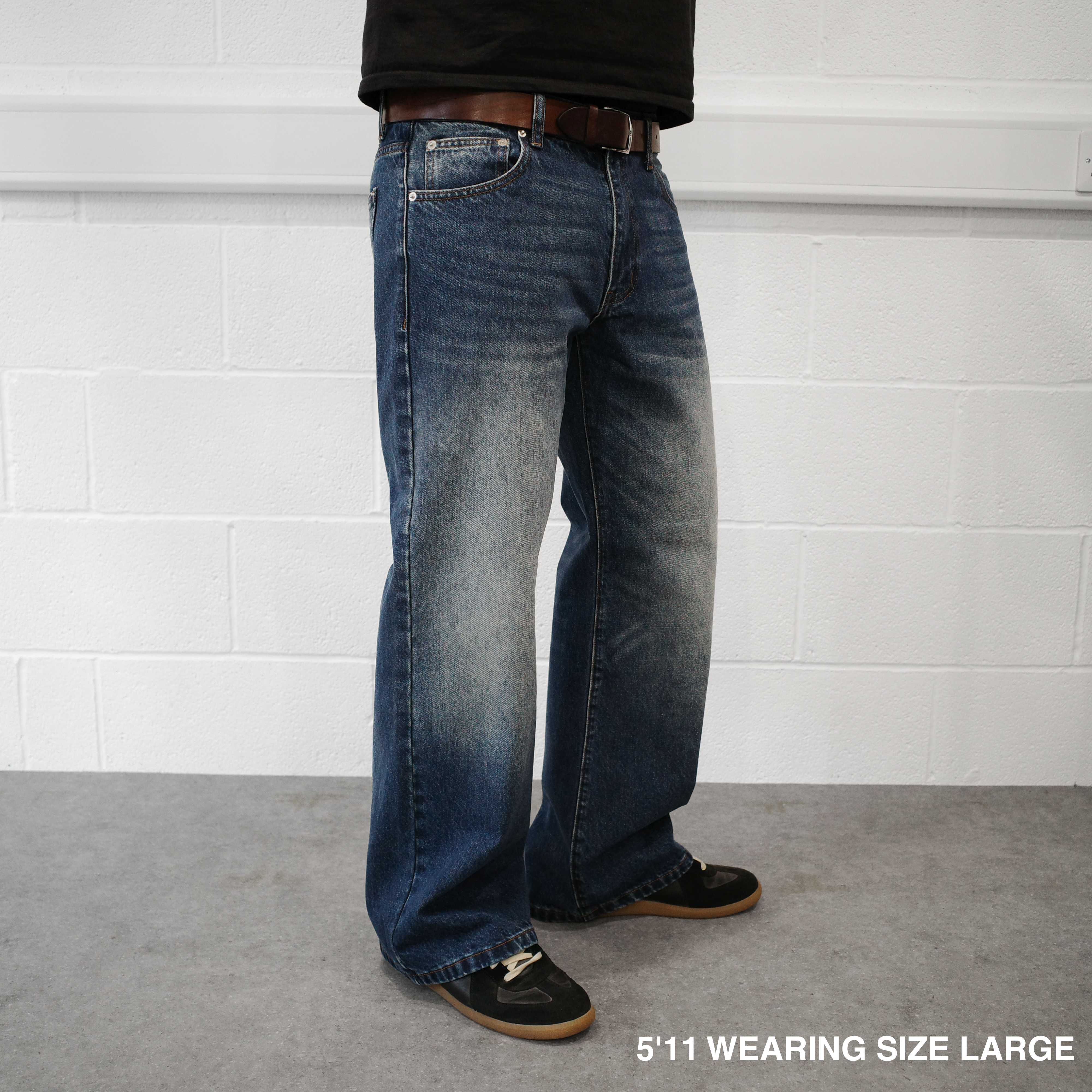 Bootcut Denim - Washed Blue