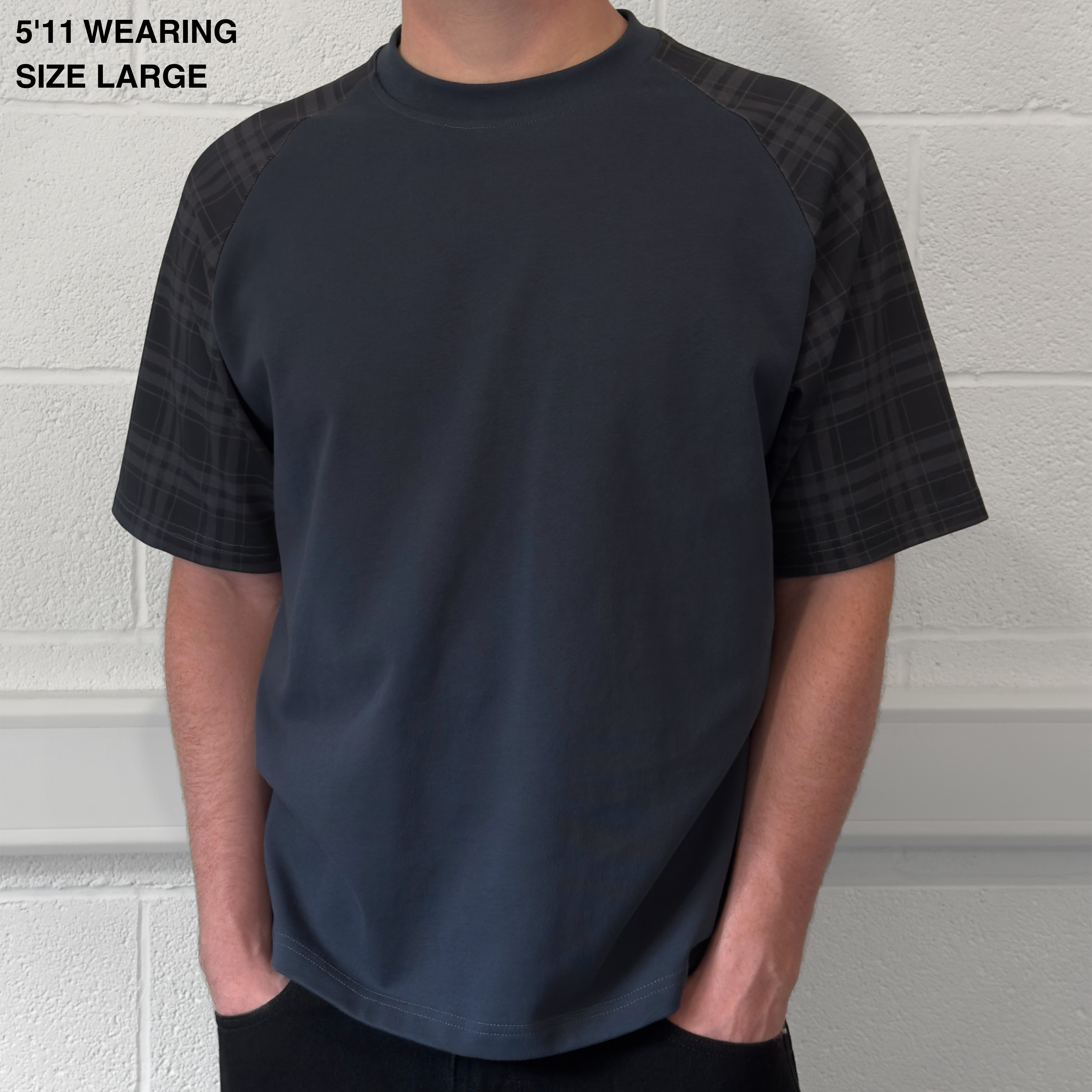 Plaid Raglan Tee