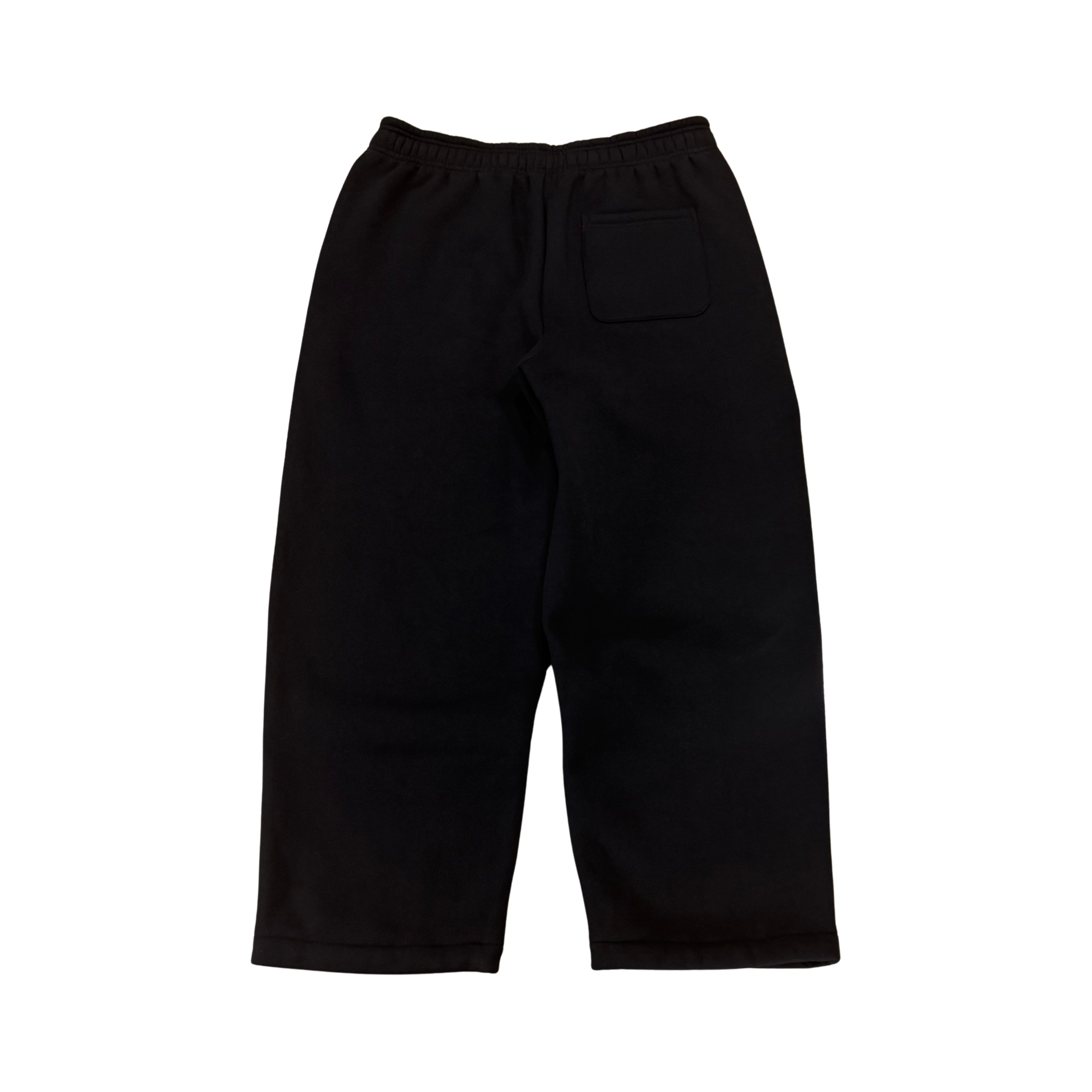 Open Leg Joggers - Black