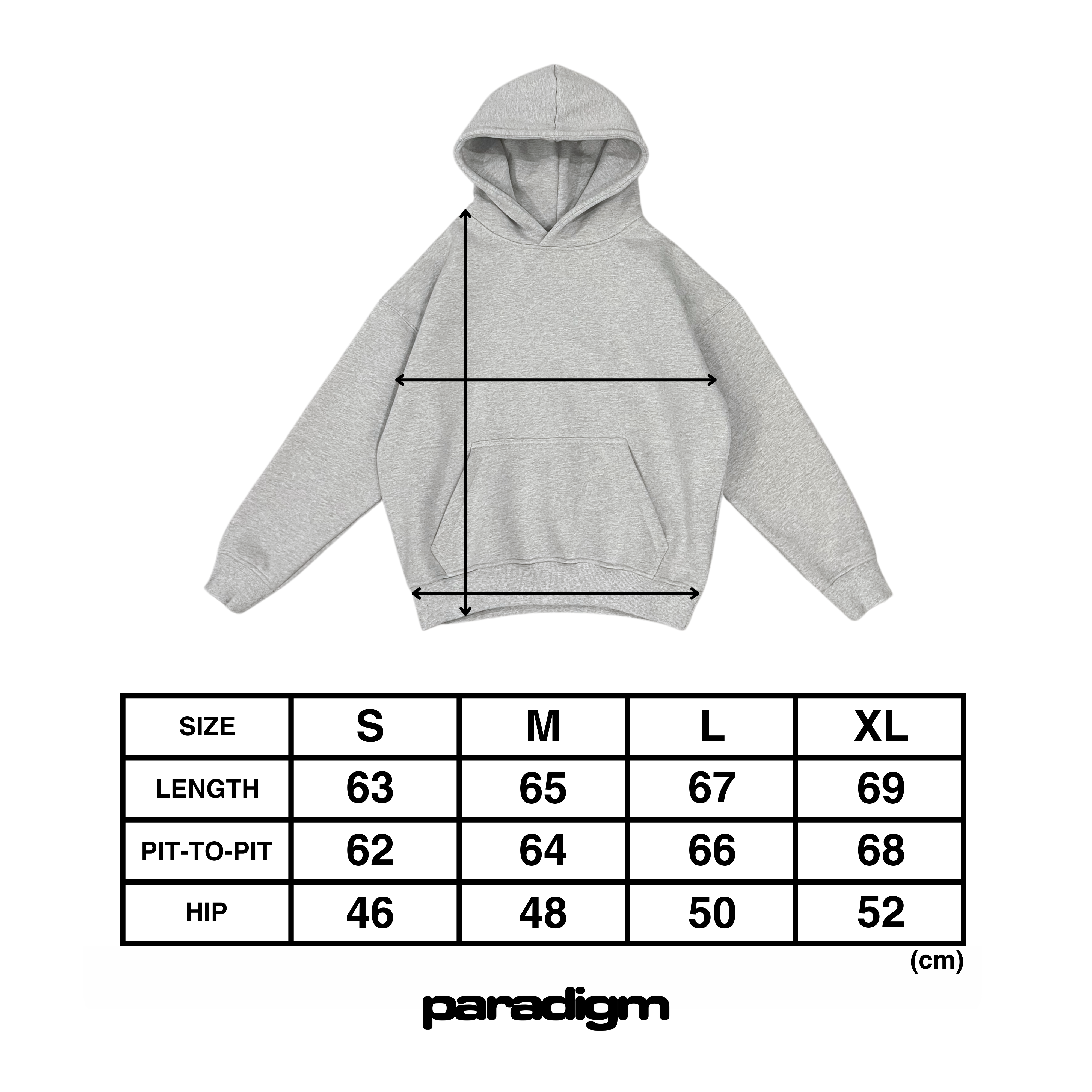 Paradigm Grey Hoodie