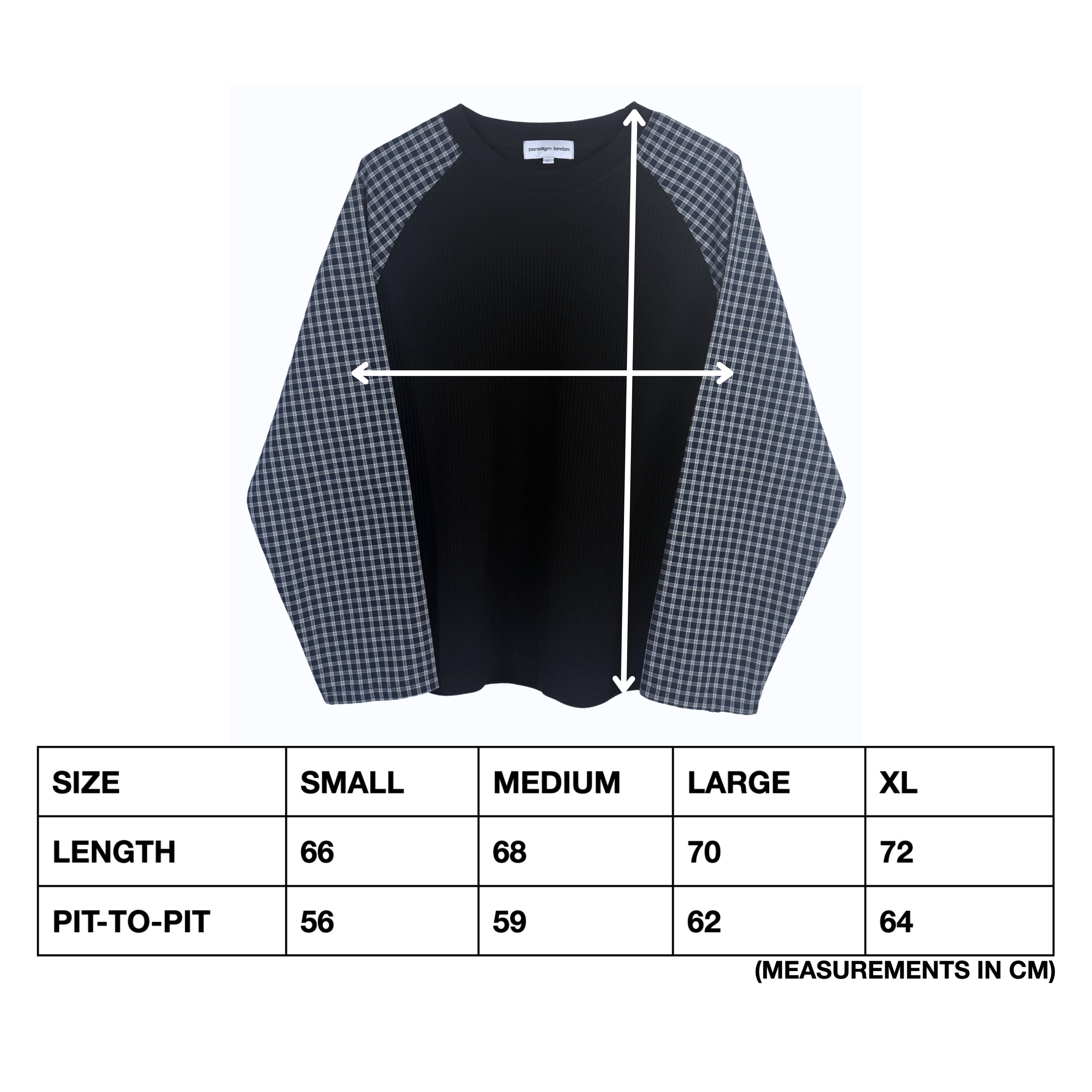 Plaid Long Sleeve T-Shirt