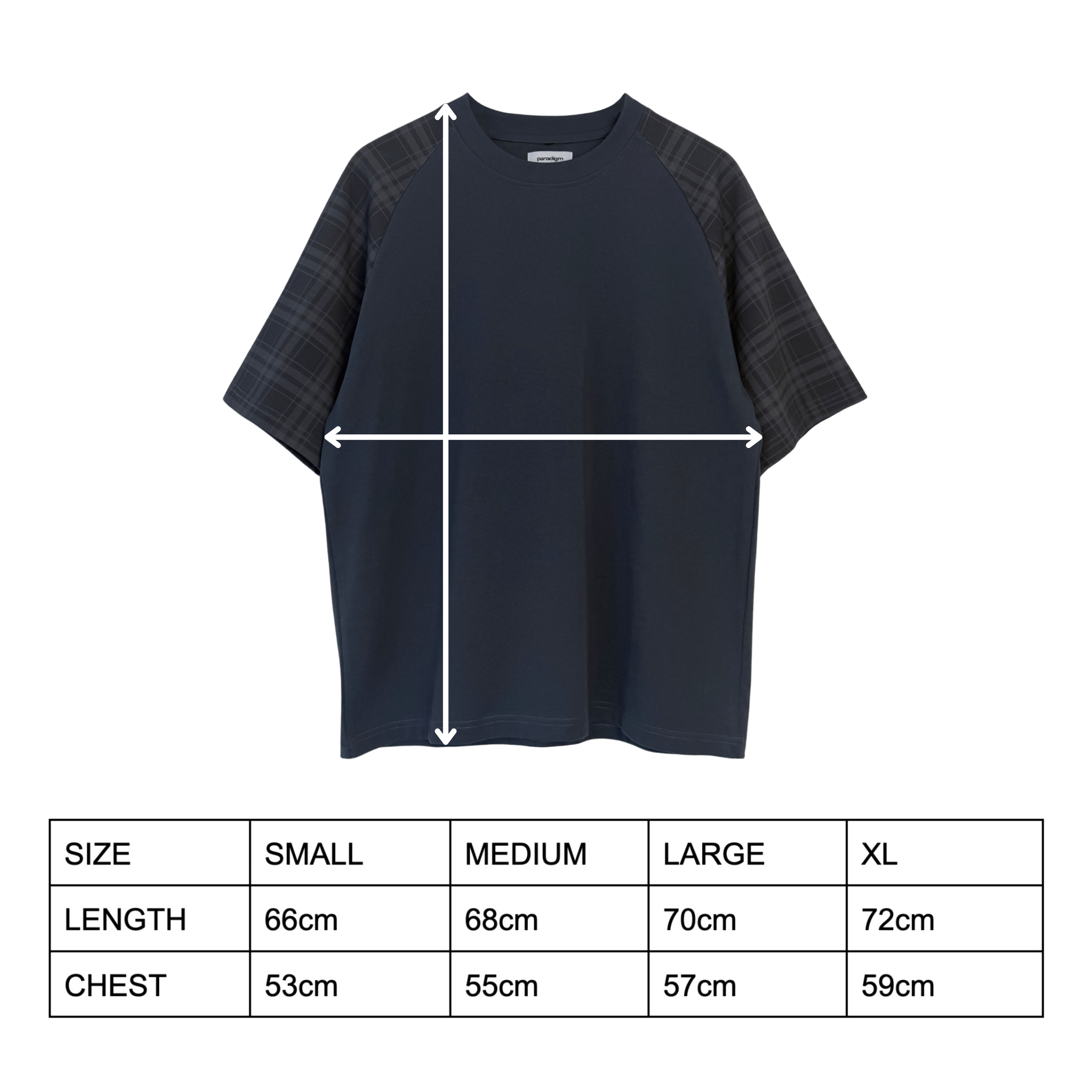 Plaid Raglan Tee